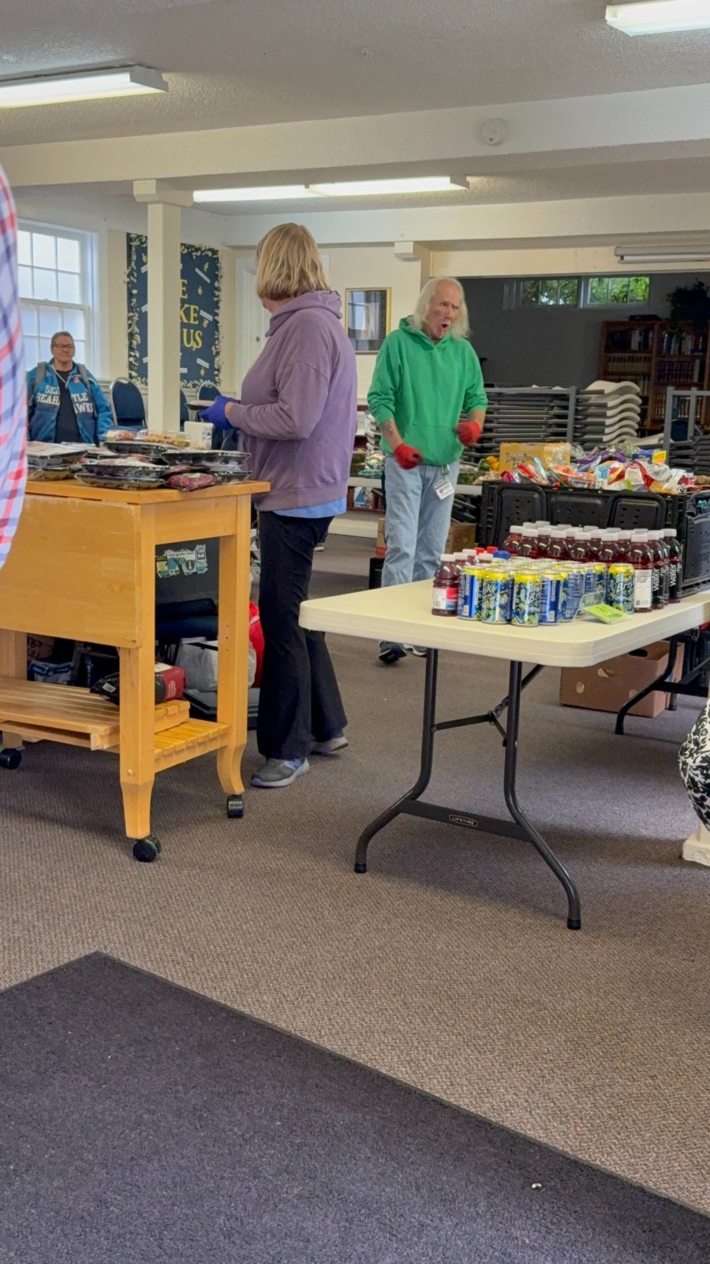 Midnight Cry volunteers working together