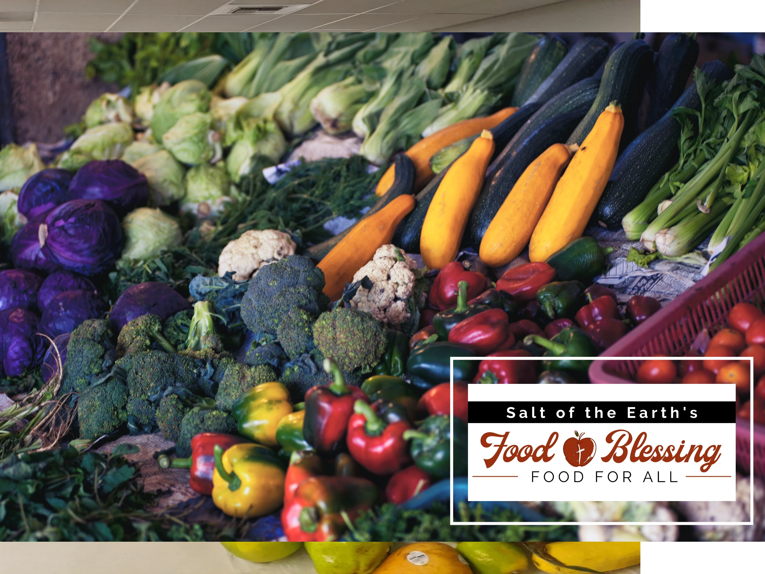 Fresh produce available through Salt of the Earth Food Blessing
